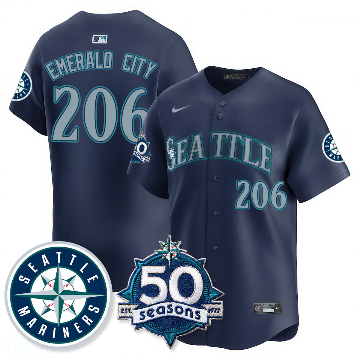 SEA Vapor Premier Limited Jersey - 50th Anniversary - All Stitched