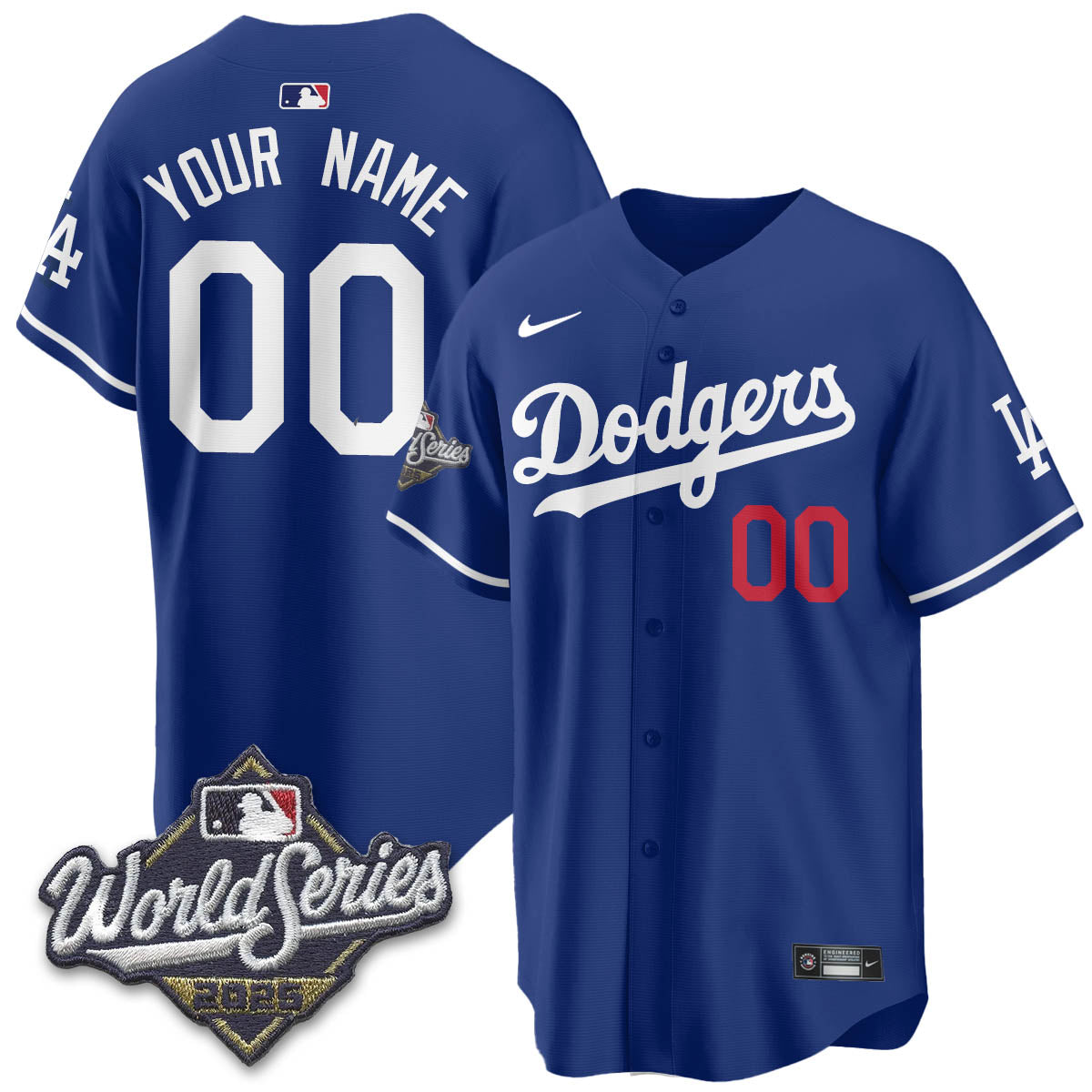 Custom LAD 2025 World Series Jersey - All Stitched