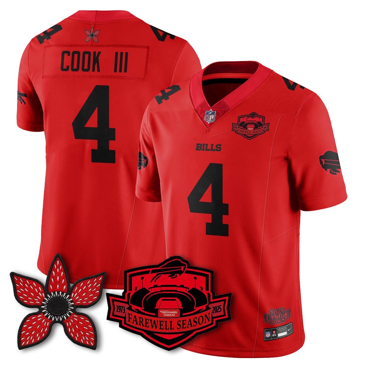 BUF 'Stranger Things Edition' Vapor Limited Jersey - All Stitched