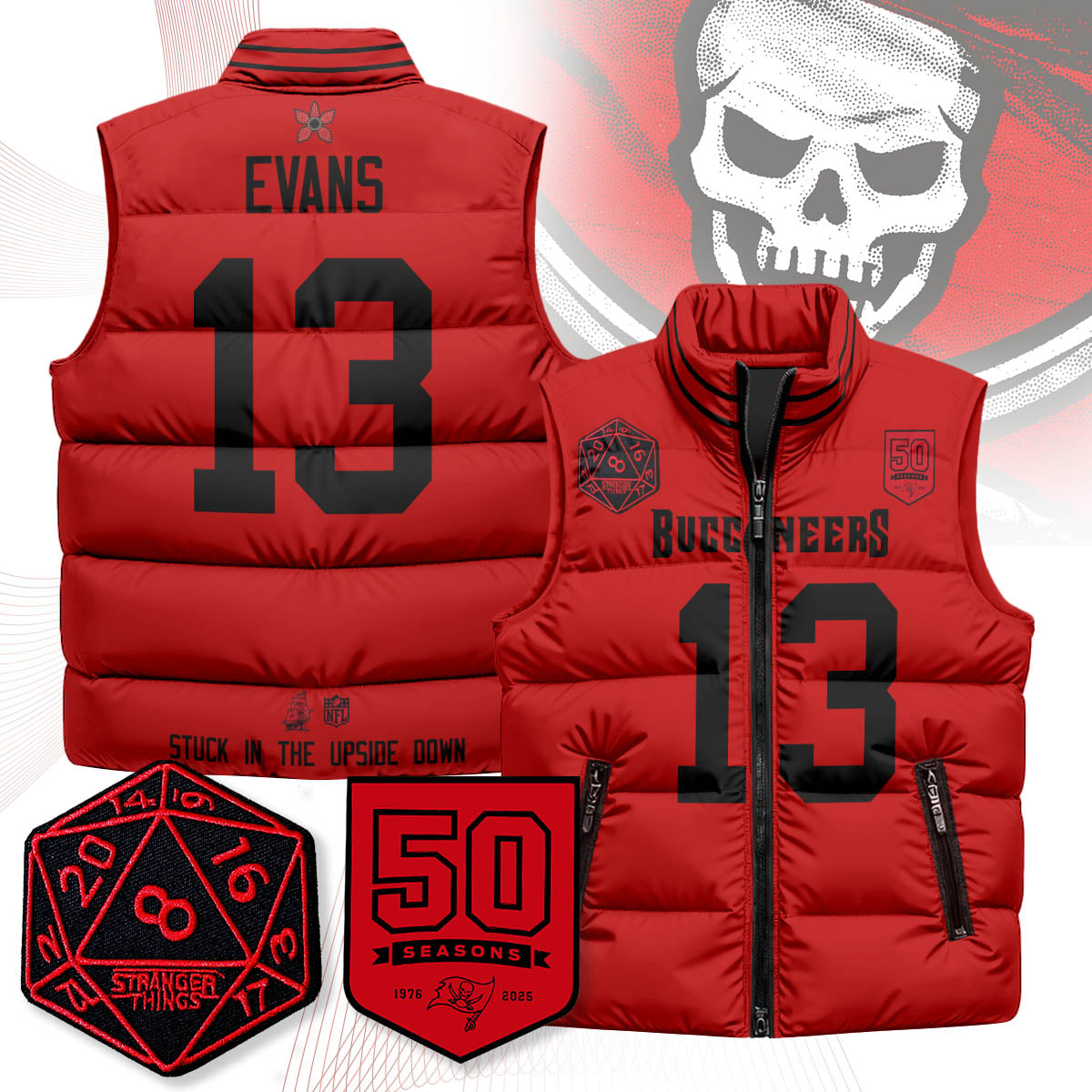 TB 'Stranger Things Edition' Unisex Puffer Vest