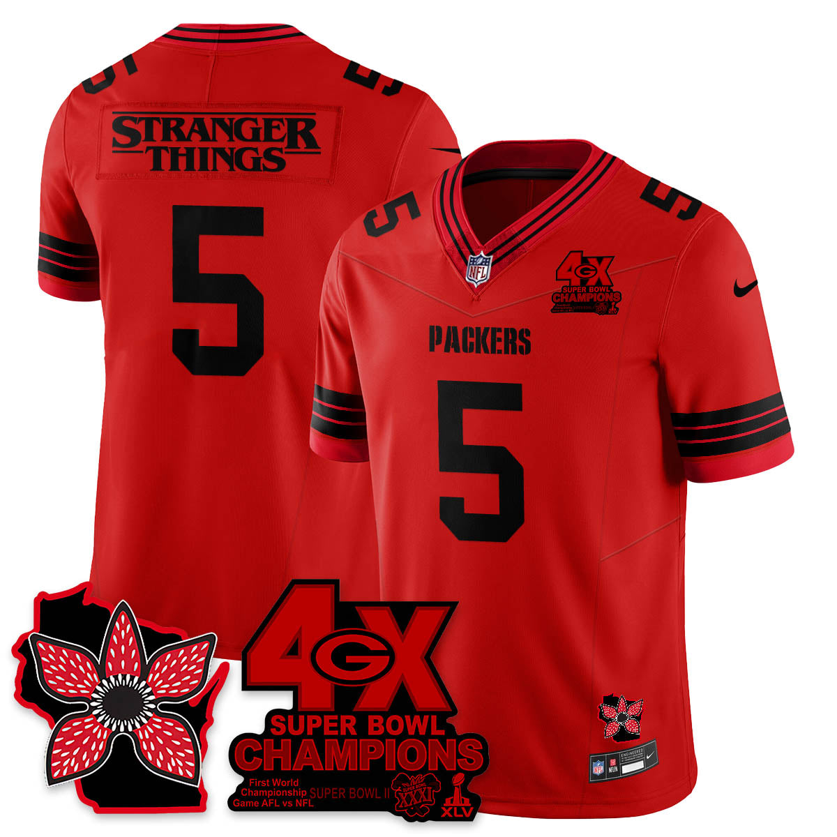 GB 'Stranger Things Edition' Vapor Limited Jersey - All Stitched