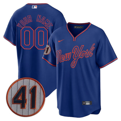 NYM Limited Custom Jersey -  Amazing Patch - All Stitched