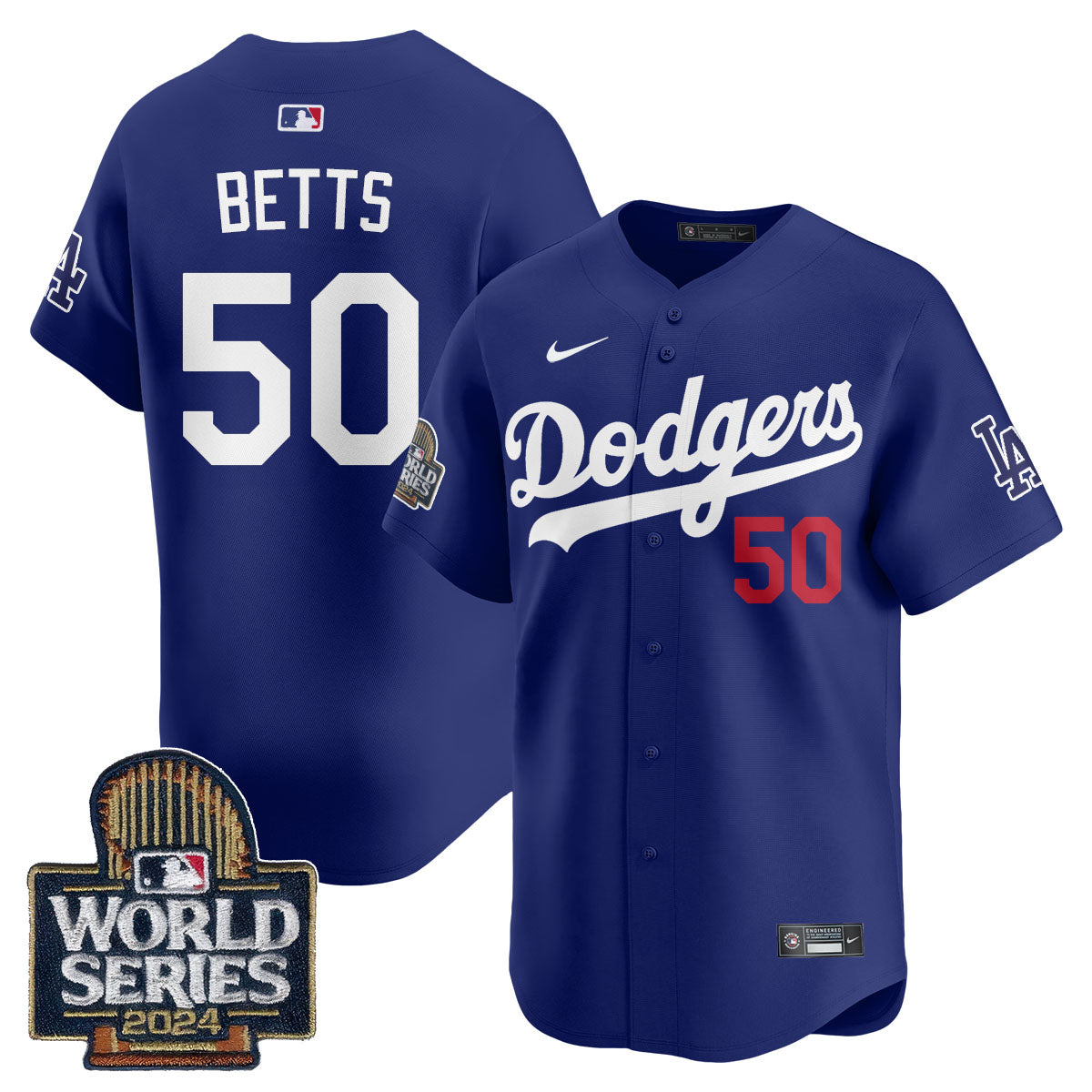 LAD World Series 2024 Jersey - All Stitched