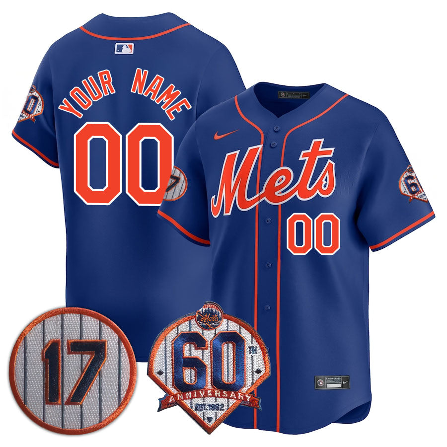 NYM Limited Custom Jersey -  Amazing Patch - All Stitched