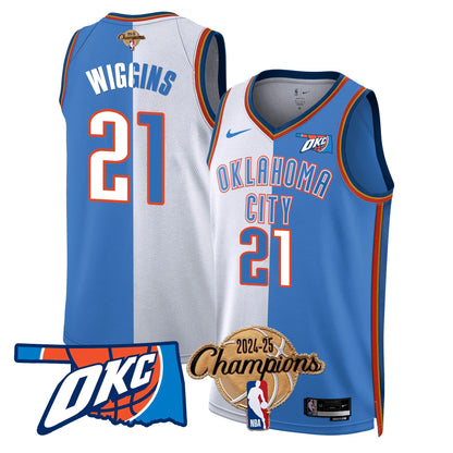 The Thunder 2024-25 Champions Jersey - All Stitched