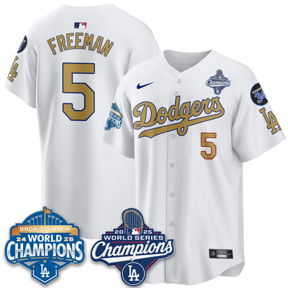 LAD 2025 World Series Champions Jersey - All Stitched