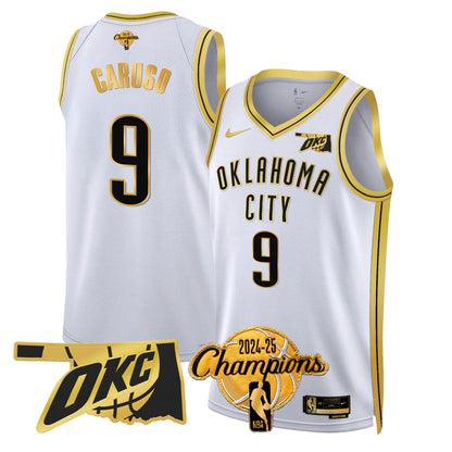 The Thunder 2024-25 Champions Jersey - All Stitched