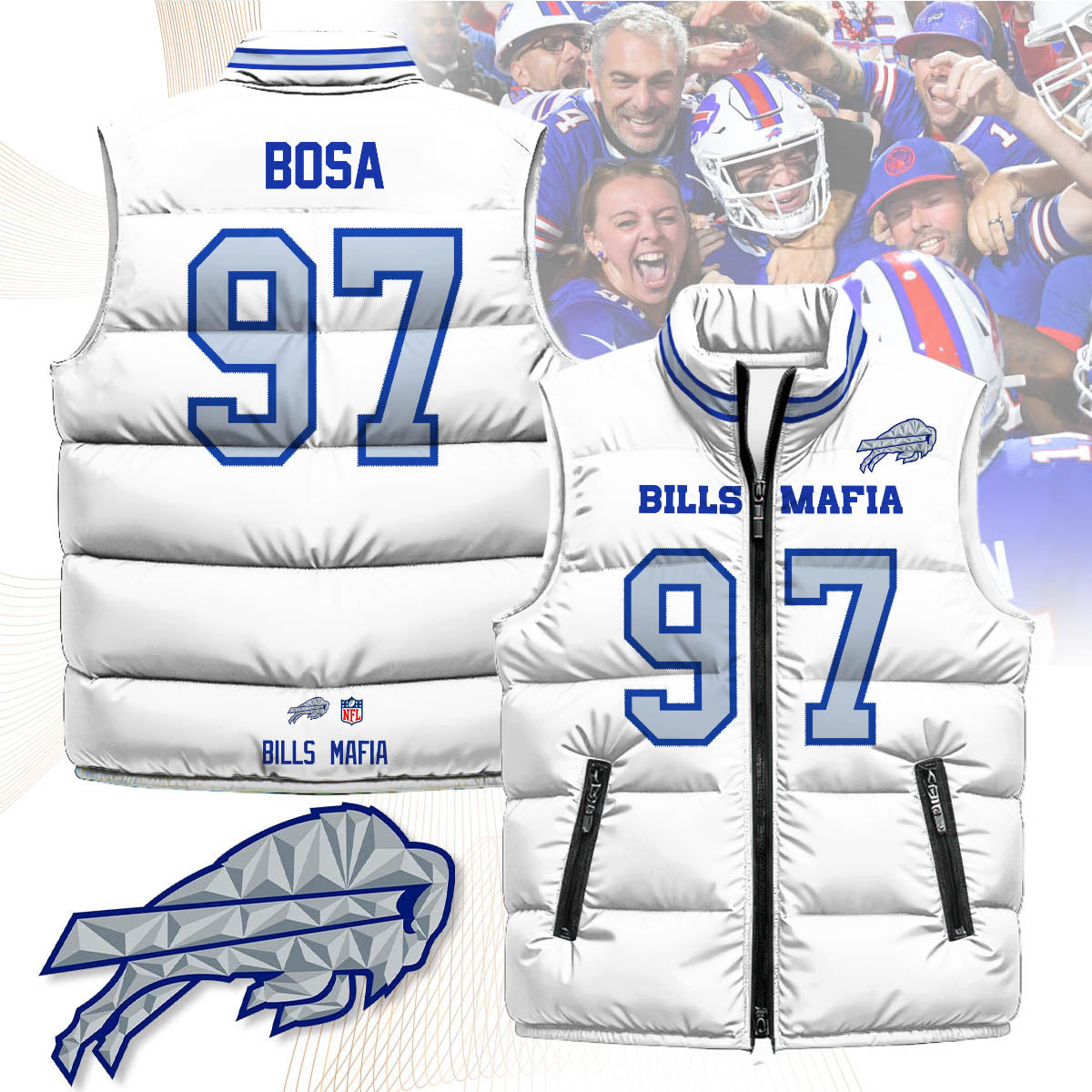 BUF Rivalry Series Puffer Vest