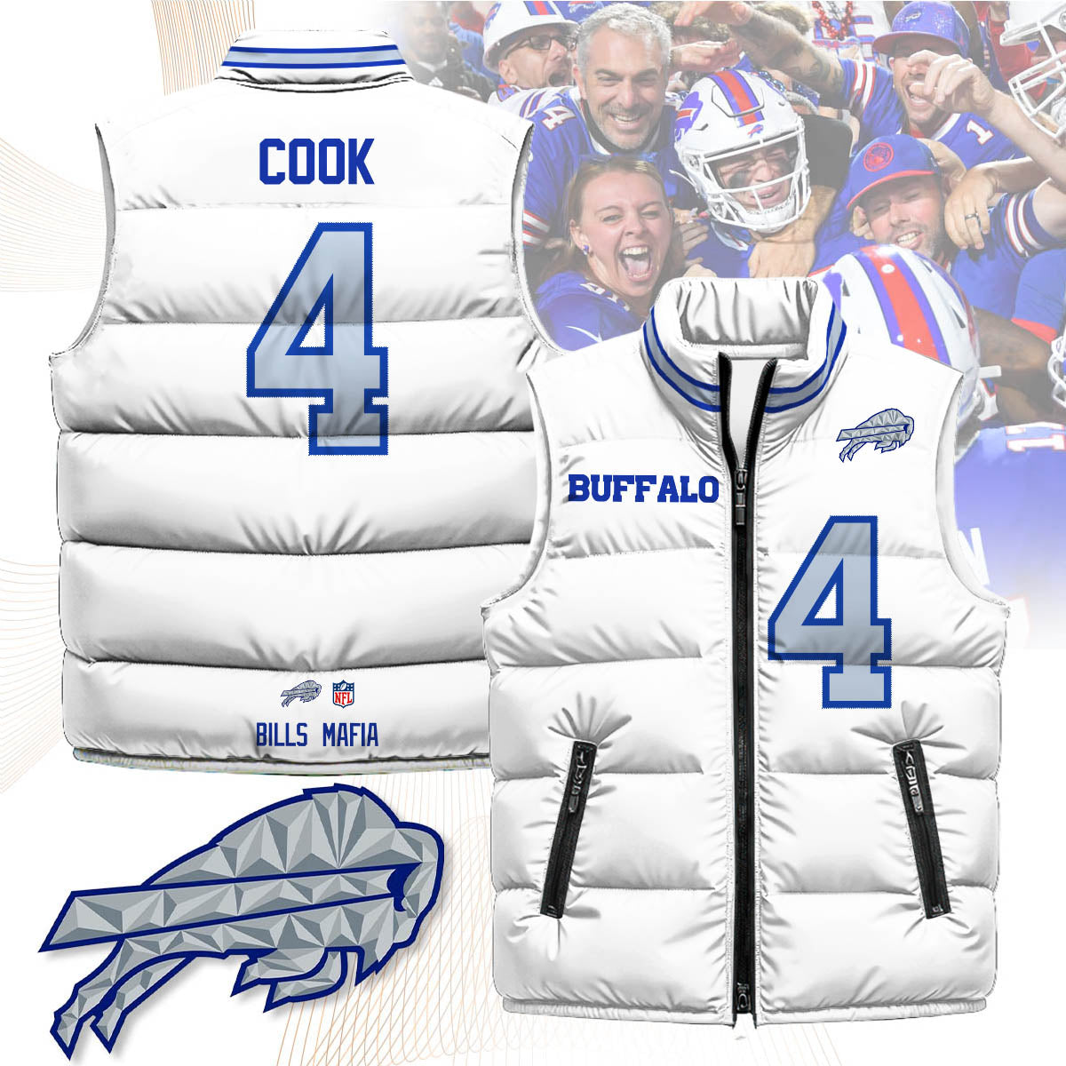 BUF Rivalry Series Puffer Vest