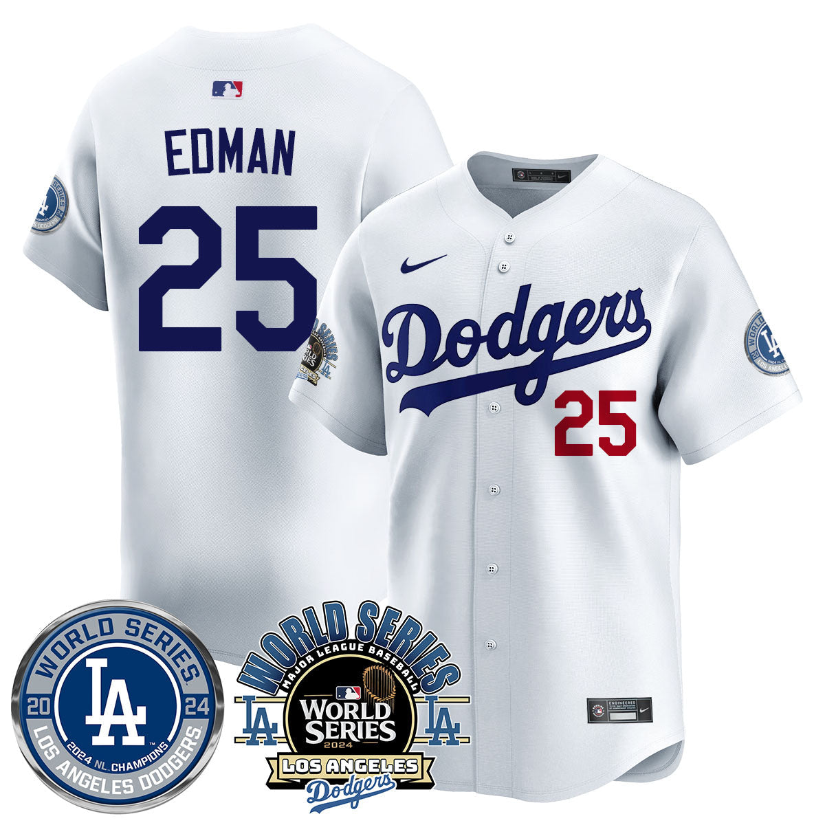 LAD World Series 2024 Jersey - All Stitched