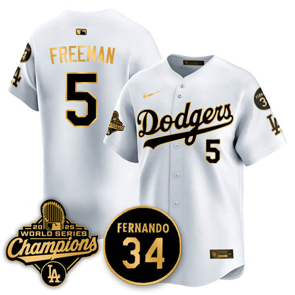 LAD 2025 World Series Champions Jersey - All Stitched