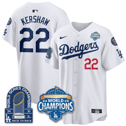 LAD 2025 World Series Champions Jersey - 9x Champs - All Stitched