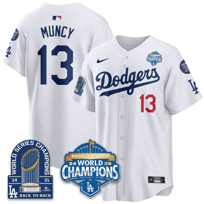 LAD 2025 World Series Champions Jersey - 9x Champs - All Stitched