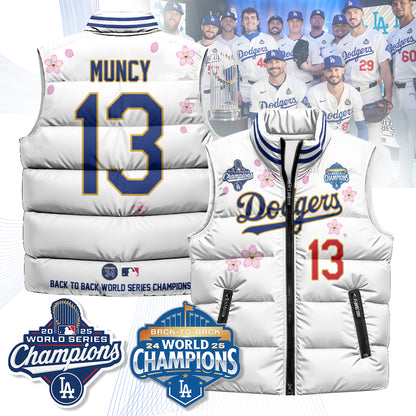 LAD Tokyo 2025 World Series Champions Puffer Vest