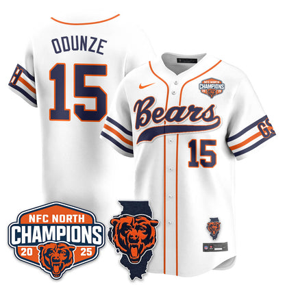 CHI  NFC North Division Champions Vapor Limited Baseball Jersey - All Stitched