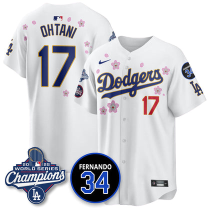 LAD Tokyo 2025 World Series Champions Jersey - All Stitched