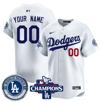 LAD World Series NL Champions Custom Jersey - All Stitched