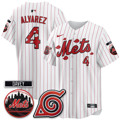 NYM x Naruto Nights 2026 Vapor Limited  Black Jersey - All Stitched