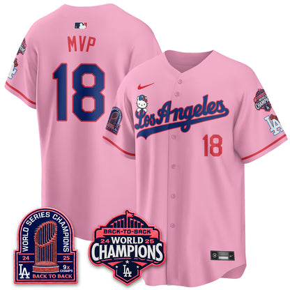 LAD x Hello Kitty Night 2026 Vapor Pink Jersey - All Stitched - V2