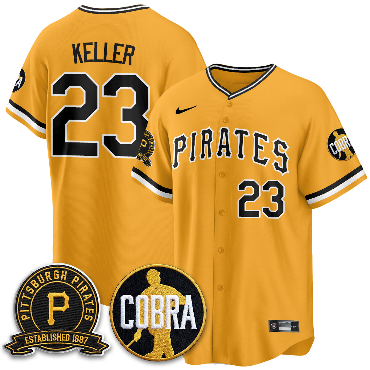 PIT Vapor Limited Jersey - Cobra & Est 1887 Patch - All Stitched