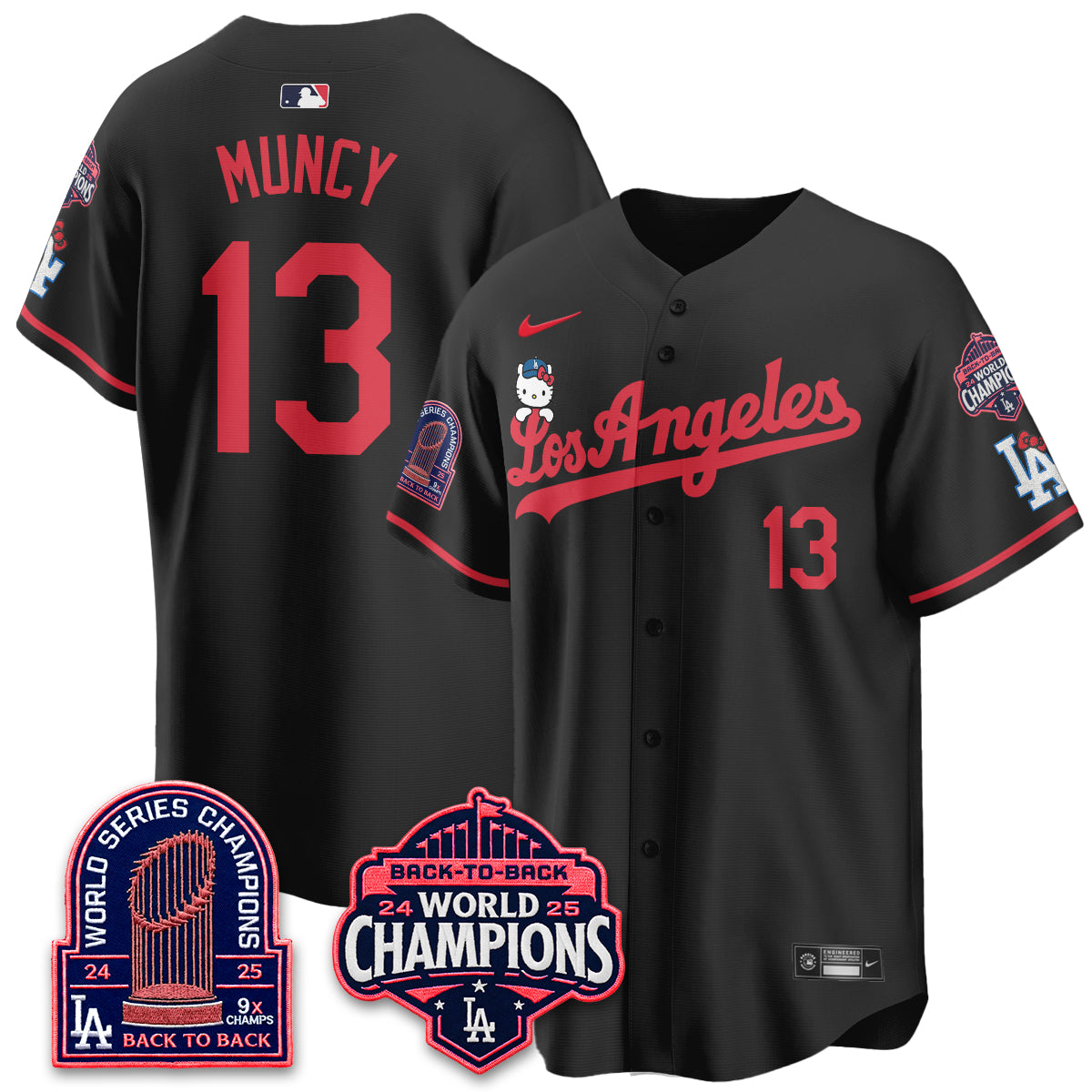 LAD x Hello Kitty Night 2026 Vapor Pink Jersey - All Stitched - V2