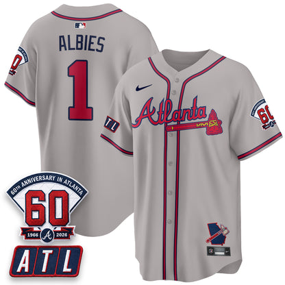 ATL 2026 60th Anniversary Vapor Limited Red Jersey - All Stitched