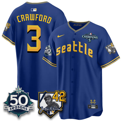 SEA 2026 Jackie Robinson New Era Vapor Limited Jersey - All Stitched