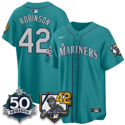 SEA 2026 Jackie Robinson New Era Vapor Limited Jersey - All Stitched