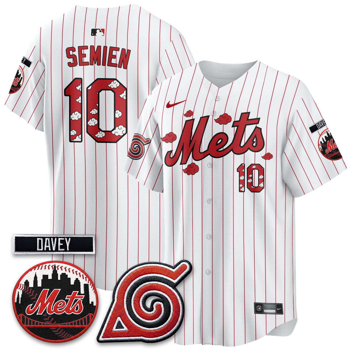 NYM x Naruto Nights 2026 Vapor Limited  Black Jersey - All Stitched
