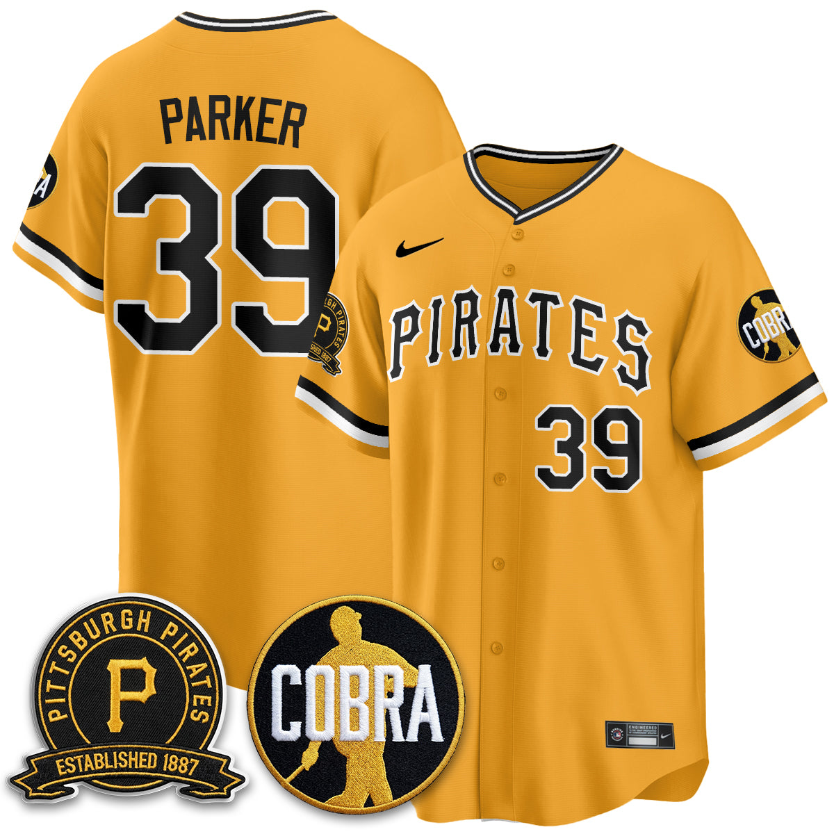 PIT Vapor Limited Jersey - Cobra & Est 1887 Patch - All Stitched