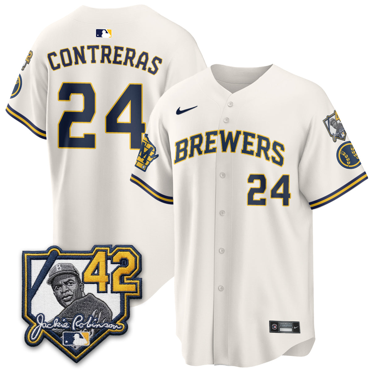 MIL 2026 Jackie Robinson Patch Vapor Limited Jersey - All Stitched