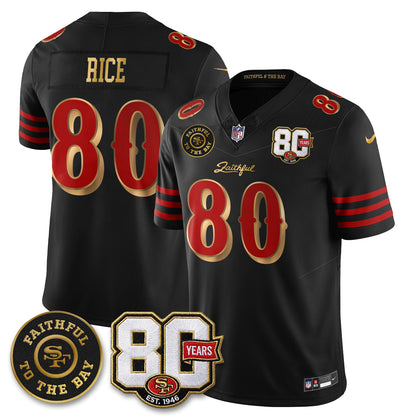 SF “Rivalries” Vapor Limited Jersey - Faithful To The Bay Patch - All Stitched
