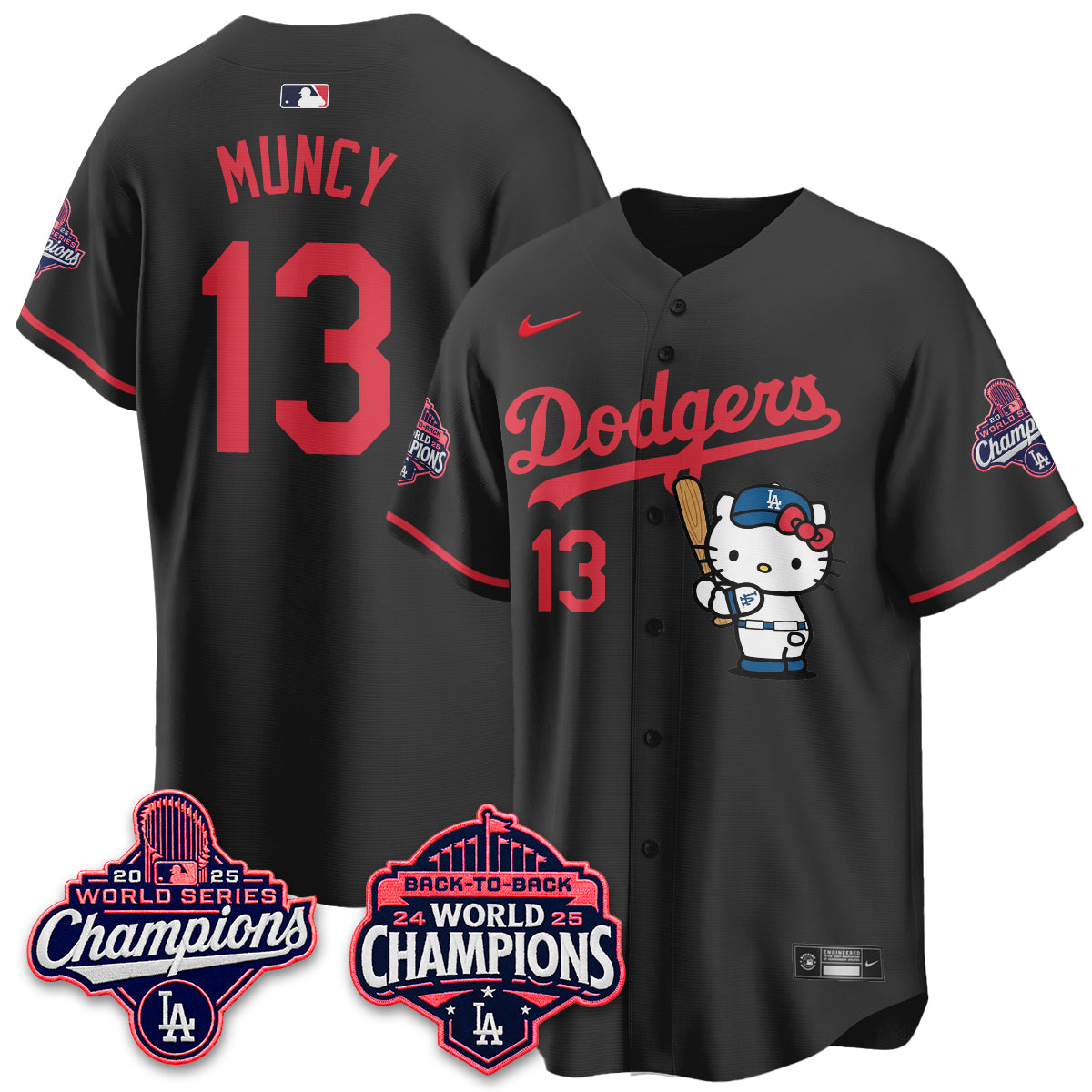 LAD x Hello Kitty Night 2026 Vapor Pink Jersey - All Stitched