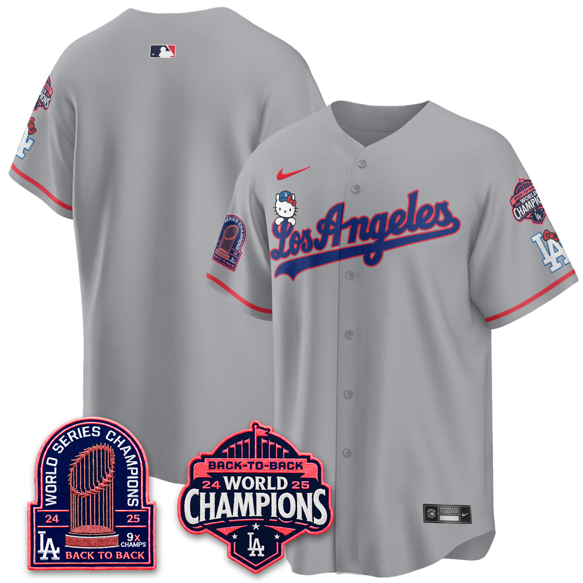 LAD x Hello Kitty Night 2026 Vapor Pink Jersey - All Stitched - V2