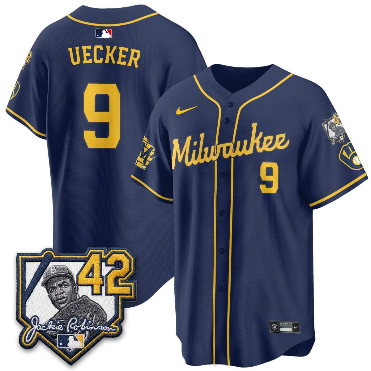 MIL 2026 Jackie Robinson Patch Vapor Limited Jersey - All Stitched