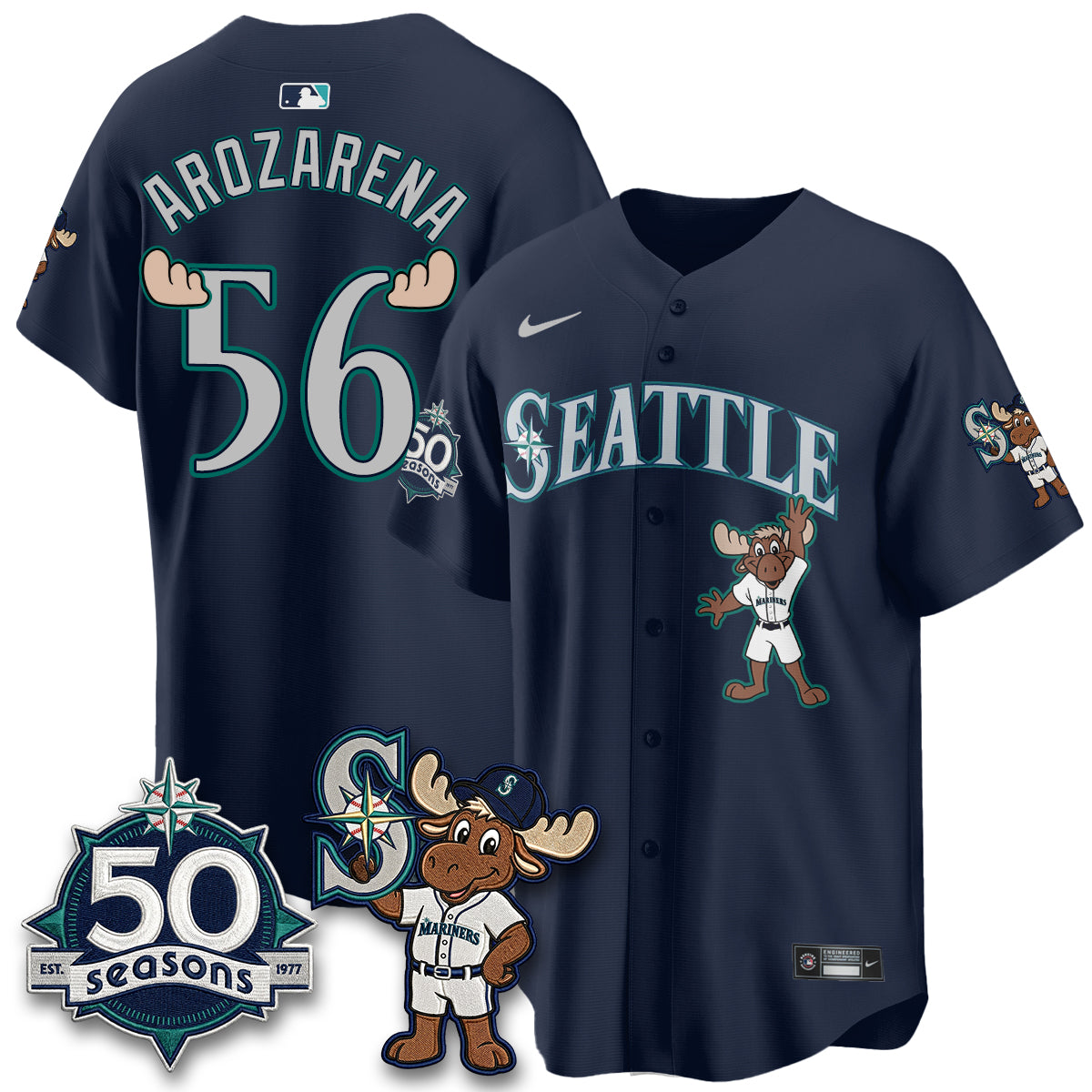 SEA Mascot Jersey - All Stitched