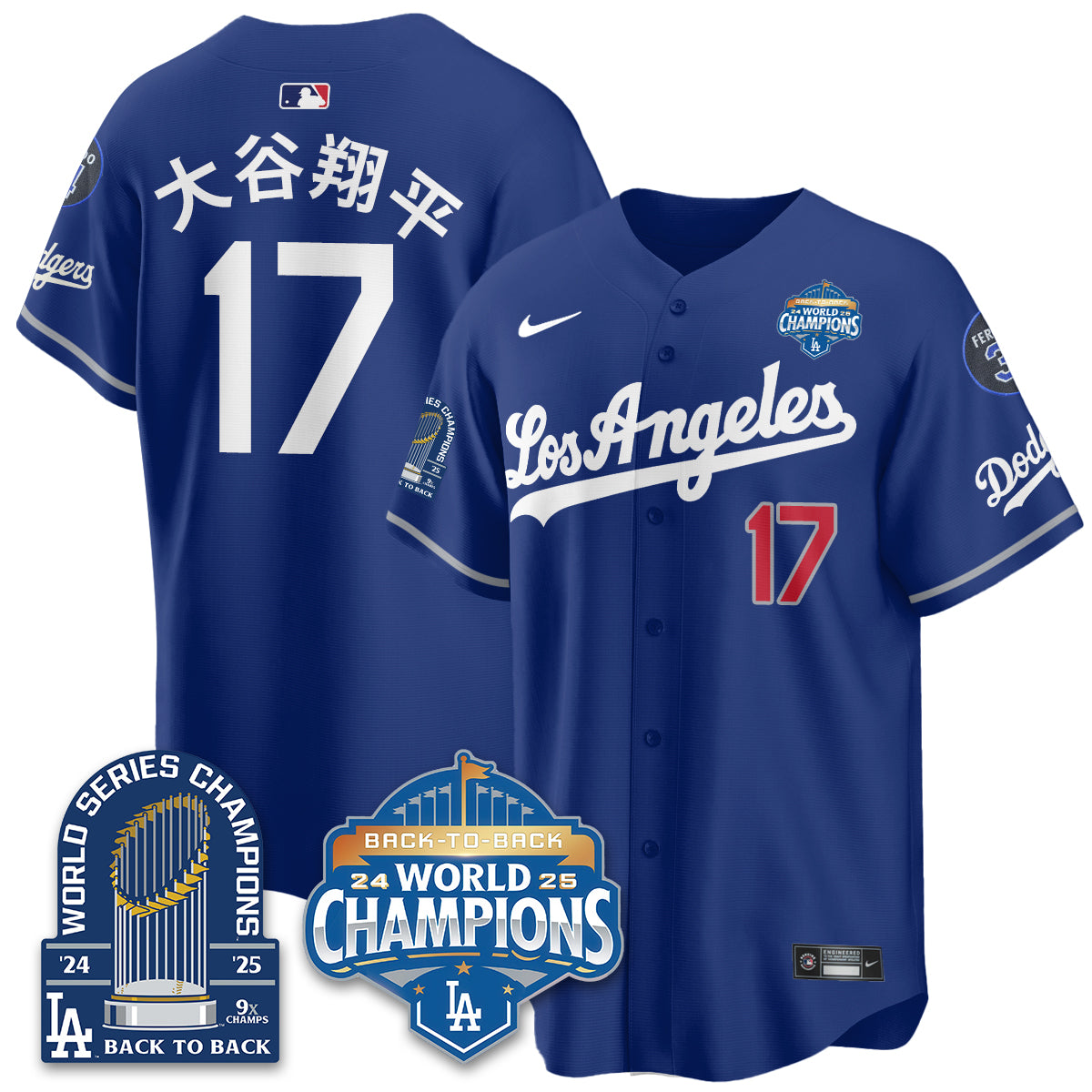 LAD Alternate Gold Vapor Limited Jersey - 9x Champs - All Stitched
