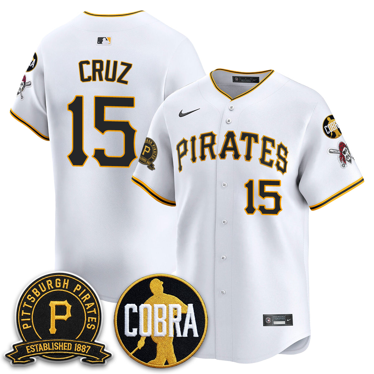 PIT Vapor Limited Jersey - Cobra & Est 1887 Patch - All Stitched