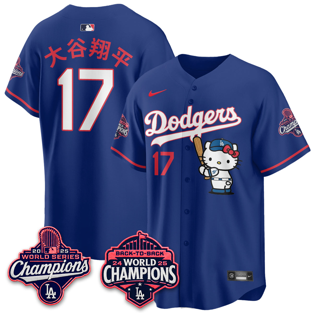 LAD x Hello Kitty Night 2026 Vapor Pink Jersey - All Stitched