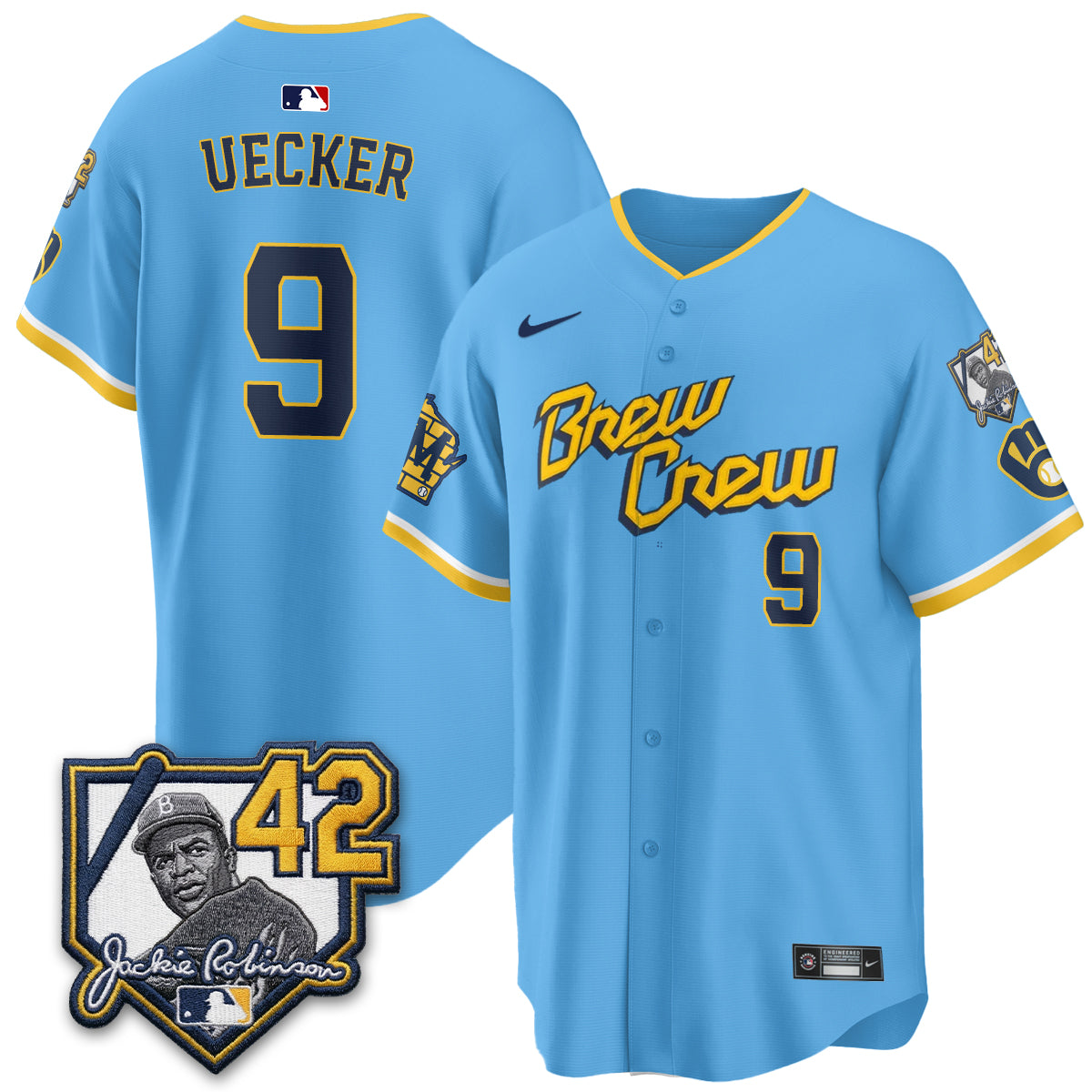 MIL 2026 Jackie Robinson Patch Vapor Limited Jersey - All Stitched