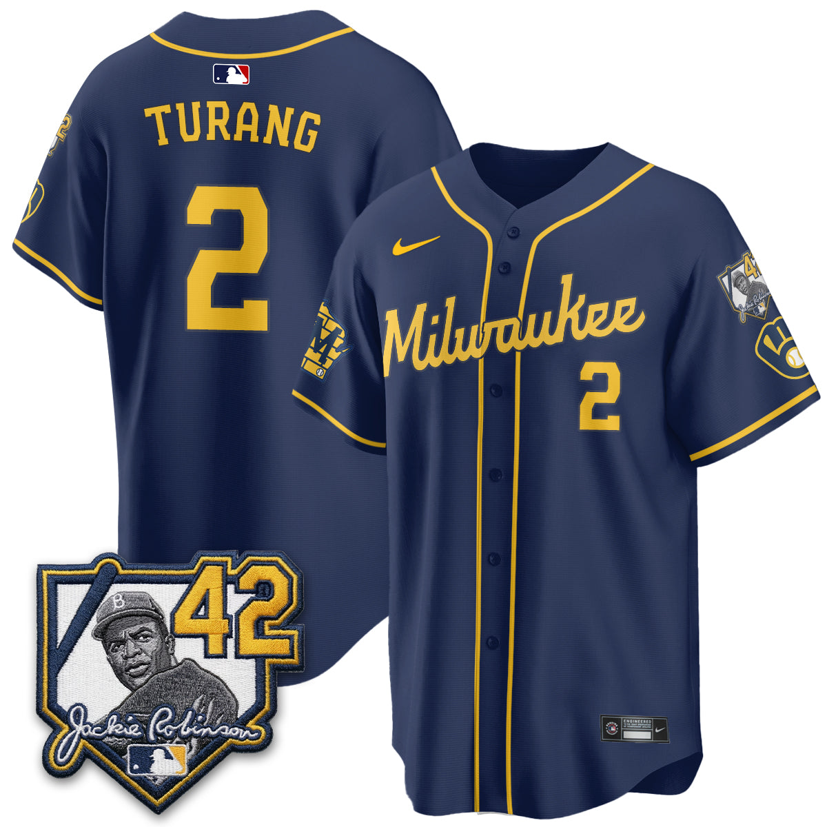 MIL 2026 Jackie Robinson Patch Vapor Limited Jersey - All Stitched