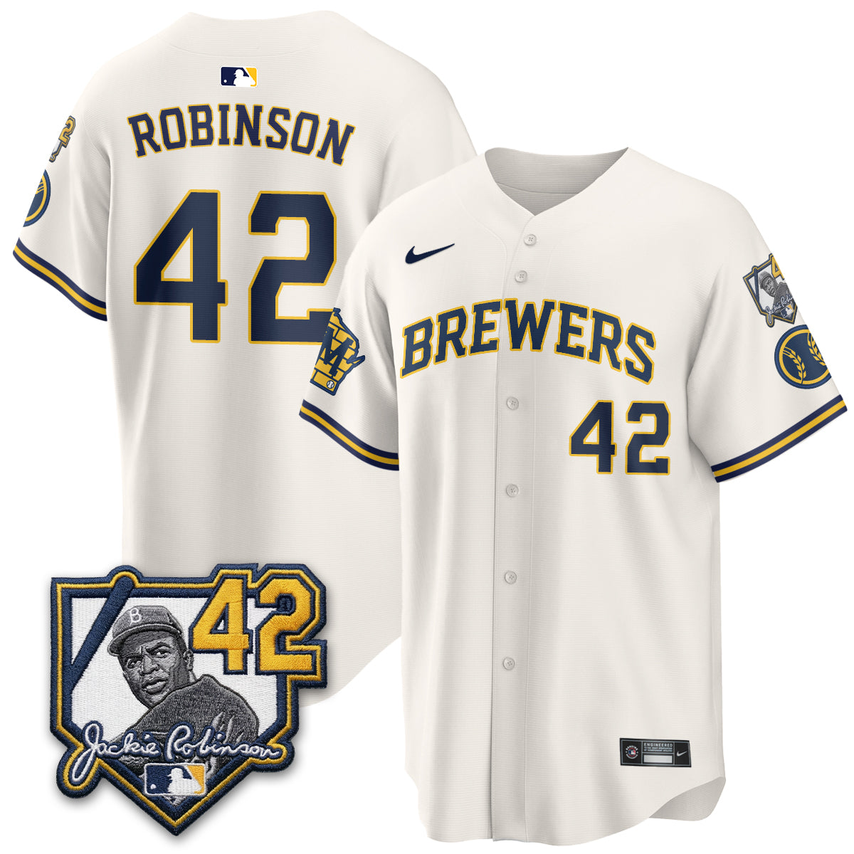 MIL 2026 Jackie Robinson Patch Vapor Limited Jersey - All Stitched