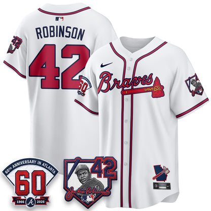 ATL 2026 Jackie Robinson Day Vapor Limited Red Jersey - All Stitched