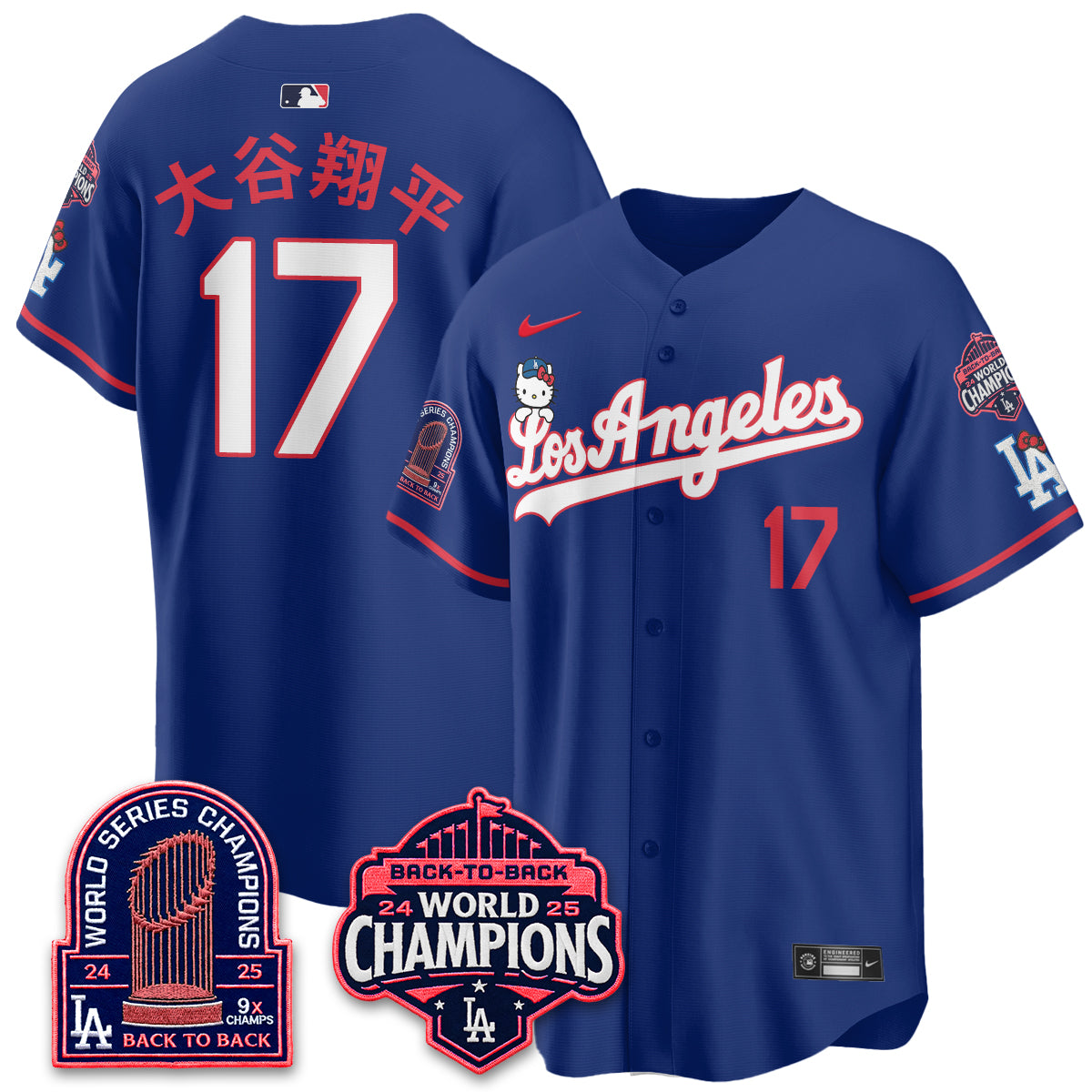LAD x Hello Kitty Night 2026 Vapor Pink Jersey - All Stitched - V2