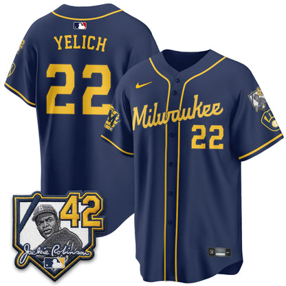 MIL 2026 Jackie Robinson Patch Vapor Limited Jersey - All Stitched