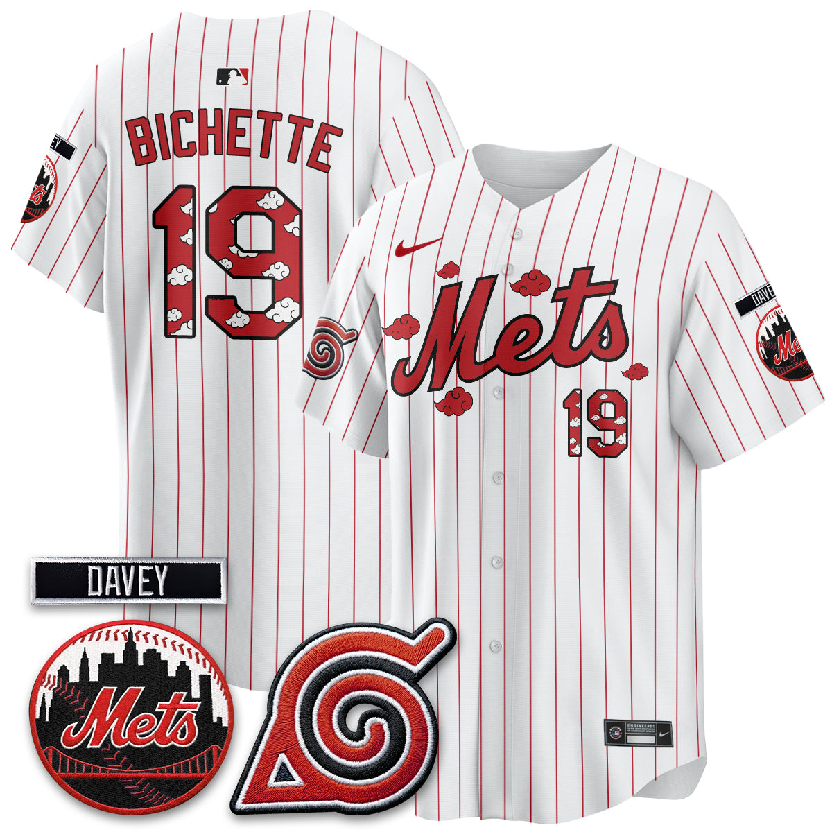 NYM x Naruto Nights 2026 Vapor Limited  Black Jersey - All Stitched