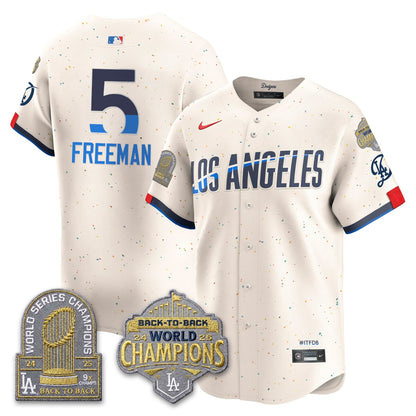 LAD "Gold Collection" Limited Navy Alternate Jersey - 9x & B2B Champs - All Stitched