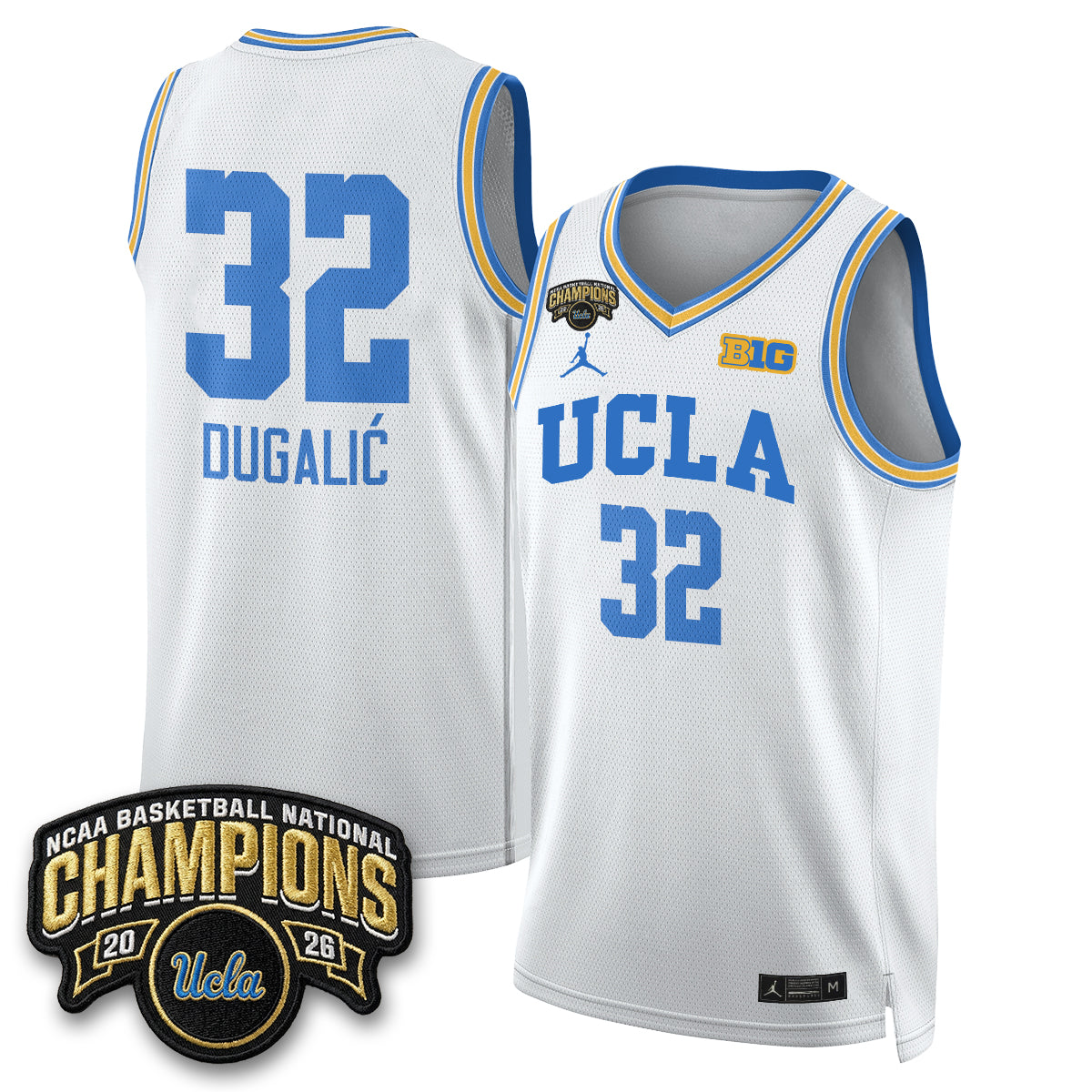 UCLA Women's Basketball Champion 2026 Limited Jersey -  All Stitched