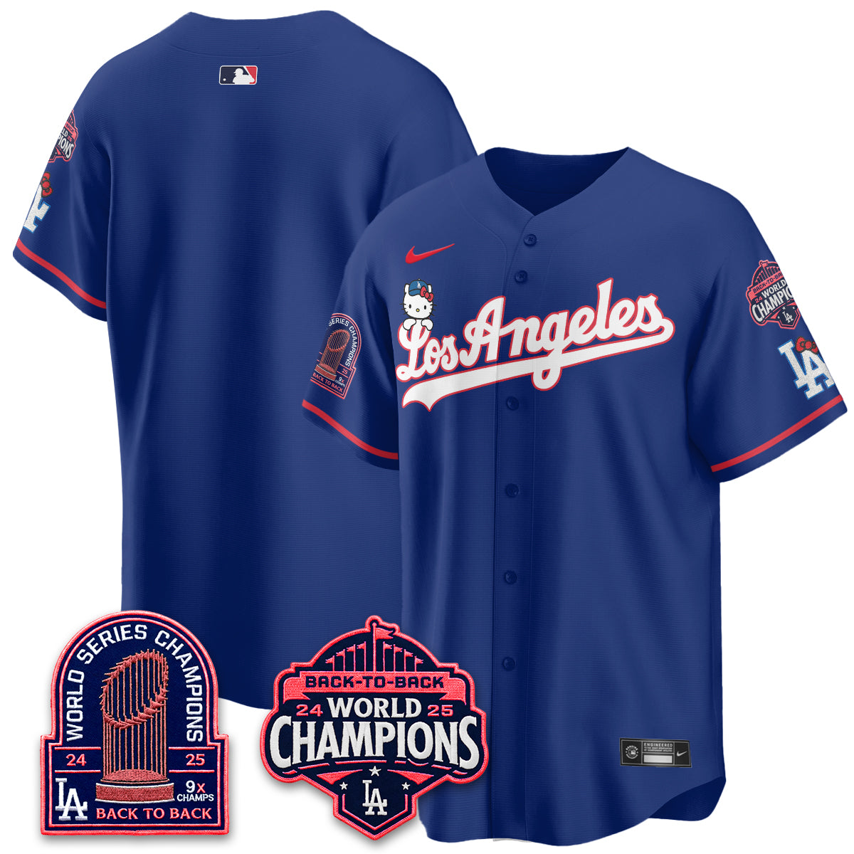 LAD x Hello Kitty Night 2026 Vapor Pink Jersey - All Stitched - V2