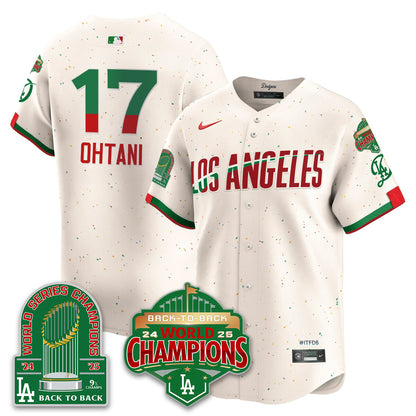 LAD Mexico Vapor Limited Jersey - 9x & B2B Champs - All Stitched